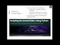 Technical Arts and Python Scripting in UE