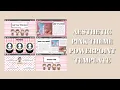 Aesthetic Pink Theme PowerPoint Template Free ppt