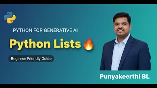 Introduction to Python Lists Python Lists Explained for Beginners Python for Generative AI