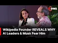 EXPLOSIVE INTERVIEW Jimmy Wales DROPS BOMBS on Elon Musk AI Theft Wikipedia s Future AC1G