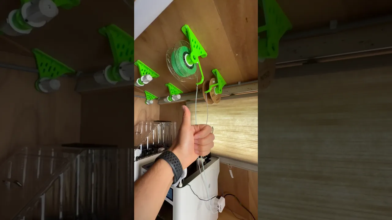 Wall Mount Spool Holder for U1 video thumbnail
