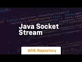 java socket stream