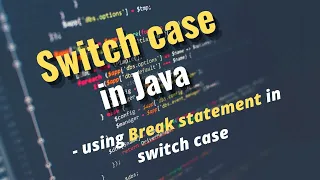 Switch Case statement in Java - in HINDI Use of Break Statement in Switch Case