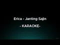 Lagu Erica - Janting Sajin Karaoke