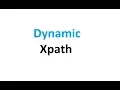 Locating WebElements by Dynamic Xpath with the context of test data