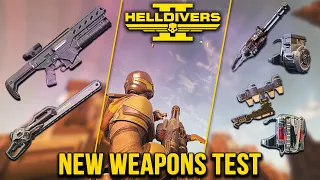 All New Weapons Showcase Python Commandos in Helldivers 2