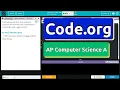 Code org Lesson 2 4 Java Lab Tutorial with Answers Unit 1 Computer Science A