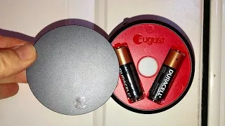AUGUST SMART LOCK BATTERY REPLACEMENT - How to get the deep battery out EASY