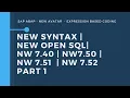New Syntax - Part 1 NEW OPEN SQL Inline Declaration Subquery ITAB