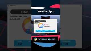 Build a Weather App in Python Python Tkinter Project