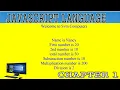Javascript Language Addition multiplication division of Two Numbers in Javascript