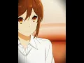 He was so surprised at the end๐ #anime #horimiya #shorts