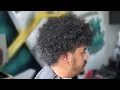 BARBER TUTORIAL HOW TO CUT AND TAPER A FRO GAMECHANGER