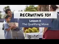 IDRC Recruiting 101 Module Lesson 4 - The Qualifying Move