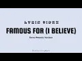 Famous For (I Believe): Dove Awards Version | Lyric video | #famousfor #englishandspanishlyrics