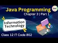 Class 12 IT 802 Chapter 3 Java Programming Part 1 CBSE 2026 Board Exam Information Technology
