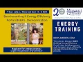 BEEP Demo - Benchmarking Energy Efficiency Portal