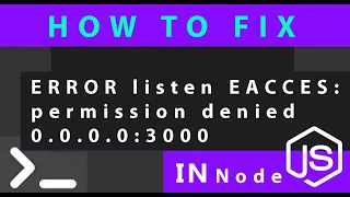 Error listen EACCES permission denied 0 0 0 0 3000 port 80 Fix On Windows net stop start winnat