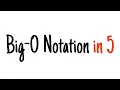 Download Lagu Big-O notation in 5 minutes