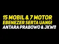 Download Lagu LIVE! 15 MOBIL \u0026 7 MOTOR EBENEZER SERTA UANG! ANTARA PRABOWO \u0026 JKW!!