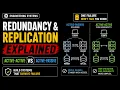 Redundancy Replication Explained Active-Active vs Active-Passive Architectures