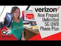 Verizon Prepaid Unlimited 5G Ultra Wideband Smartphone Plan -