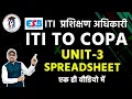 MP ITI TO COPA Unit-3 Spreadsheet MS Excel Calc Complete One Shot