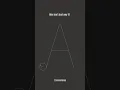 Mesmerizing Art Traced on Letter A