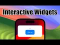 Interactive Widgets in iOS 17