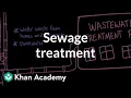 Sewage treatment Aquatic and Terrestrial Pollution AP Environmental Science Khan Academy