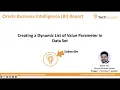 Dynamic List of Value Parameter in Data Set in Oracle Business Intelligence