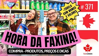 Quanto CUSTA PRODUTOS de LIMPEZA no CANADÁ? Compra COMPLETA #371