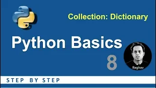 Python Beginners Tutorial Collections DICTIONARY Basic Programming 8