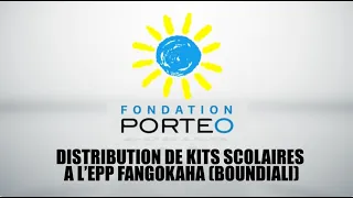 Fondation Porteo : des kits scolaires pour les élèves de l’EPP Fangokaha