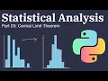 Statistical Analysis in Python Part 03 Central Limit Theorem with SciPy