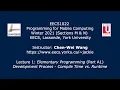 EECS1022 W21 - Lecture 1