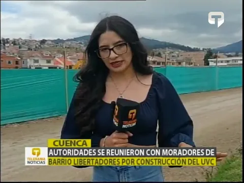 Autoridades se reunieron con moradores de barrio Libertadores por contrucción del UVC