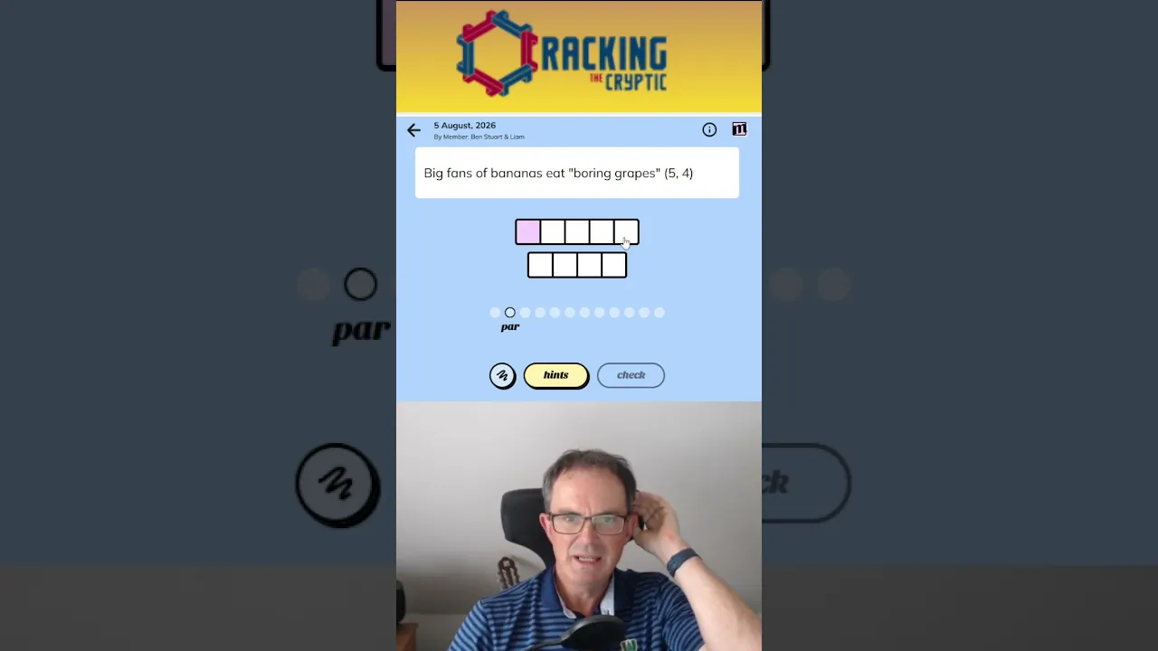 MinuteCryptic in a Minute - 5 August 2026 - MADNESS!