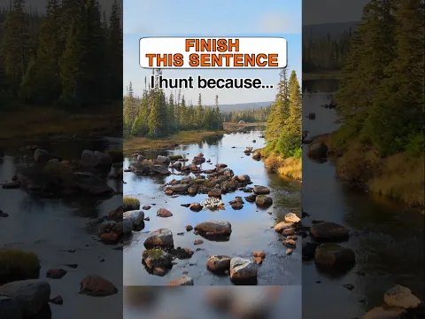 Why Do You Hunt? (For the experience, the meat, to be in nature?) #hunting #question #shorts