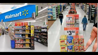 Walmart Shopping Tour 4k Walking Tour