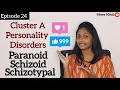 Paranoid | Schizoid | Schizotypal |Cluster A | Personality Disorders