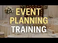 Event Planning Training Course Lecture Learn Professional Event Management Skills