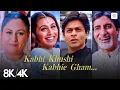 Kabhi Khushi Kabhie Gham - 8K/4K Video | Lata Mangeshkar | Shah Rukh K | Rani M | Amitabh B | Jaya B