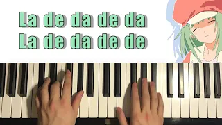 Download How To Play - Renai Circulation (Piano Tutorial Lesson) | La de da de da La de da de de MP3