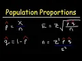Finding The Confidence Interval of a Population Proportion Using The Normal Distribution