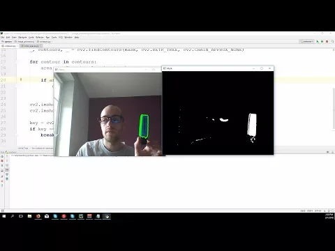 Find and Draw Contours OpenCV 34 with python 3 Tutorial 19