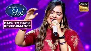 mera mann jyotirmayee sweet performance indian idol s16 back to back performances