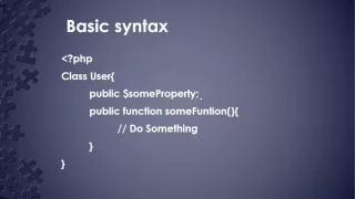 Learn about Object Oriented Fundamentals in PHP - Part 2