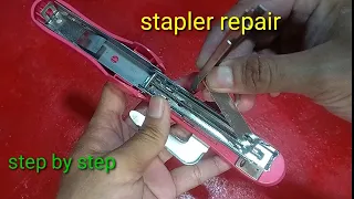 Tutorial Paano Ayusin Ang Sirang Stapler How To Repair A Damage STAPLER 