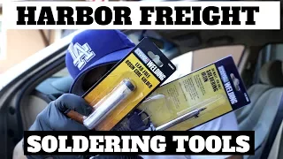 Wire Repair with Soldering Iron and Solder Harbor Freight Tools 7